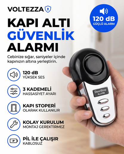 Voltezza Kapı Altı Güvenlik Alarmı elde tutulurken